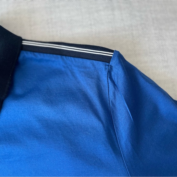 SLIM-FIT POLO SHIRT IN TWO-TONE MERCERIZED COTTON - Picture 5 of 8